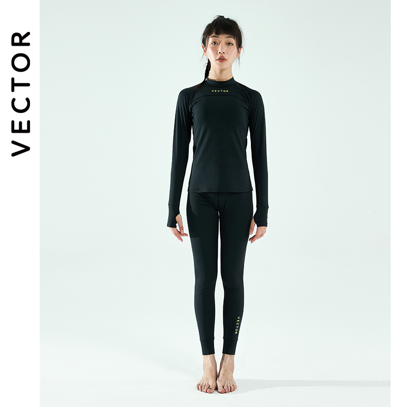 VECTOR新款滑雪内衣女成人分体内衣裤套装运动速干户外保暖内衣男
