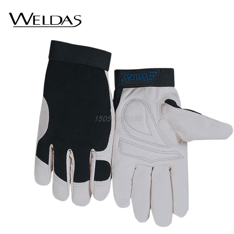 威特1仕0-2670机械师手套有抗油防潮赛车手手套舒适灵活白色