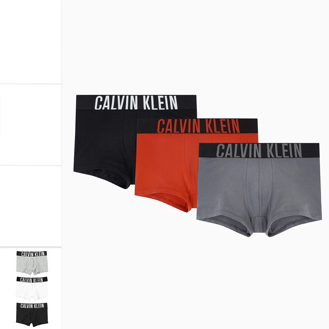 Calvin Klein/凯文克莱CK 男士3件装时尚简约四角内裤 NB3608A