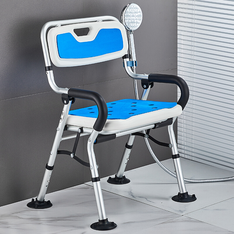 老人浴室专用洗澡椅子可折叠卫生间老年人孕妇淋浴座椅防滑沐浴凳