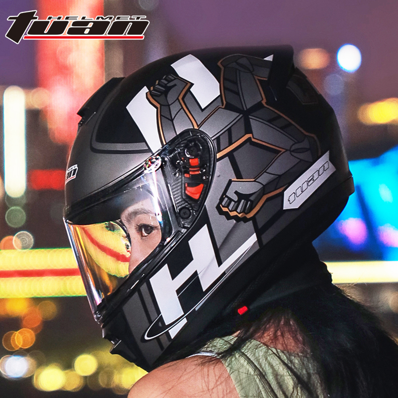 途安摩托车头盔3c认证国标男女四季通用安全骑行防雾蓝牙机车全盔