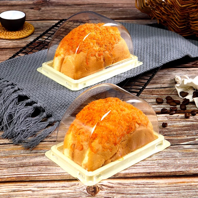 YCC易长驰烘焙包装肉松蛋糕面包芝士蛋糕卷ZY33透明吸塑盒100套