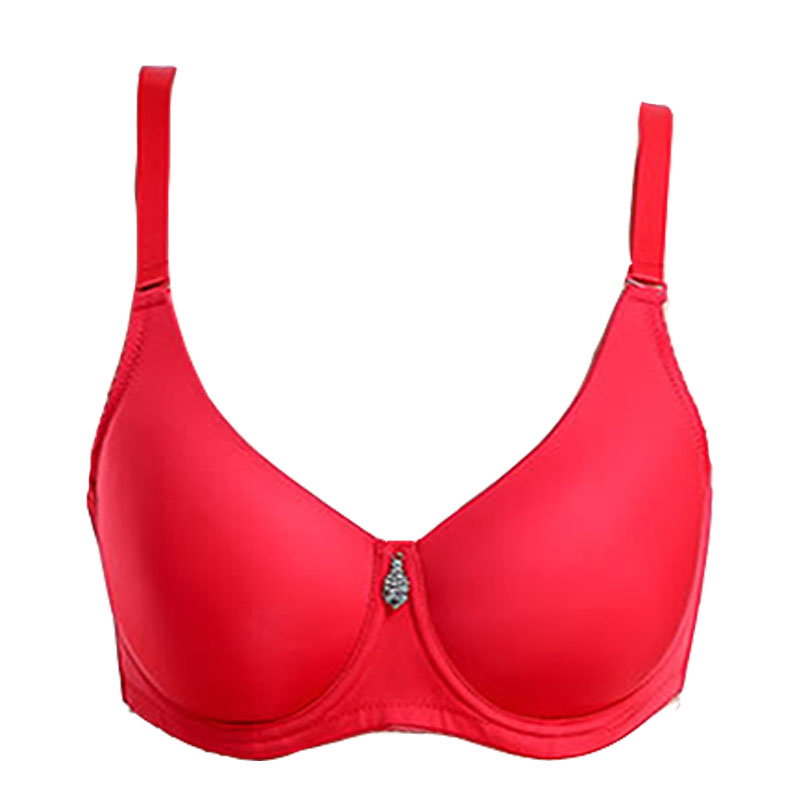 新款红色无痕光面可拆肩带硅胶义乳专用文胸乳腺术后假乳房内衣