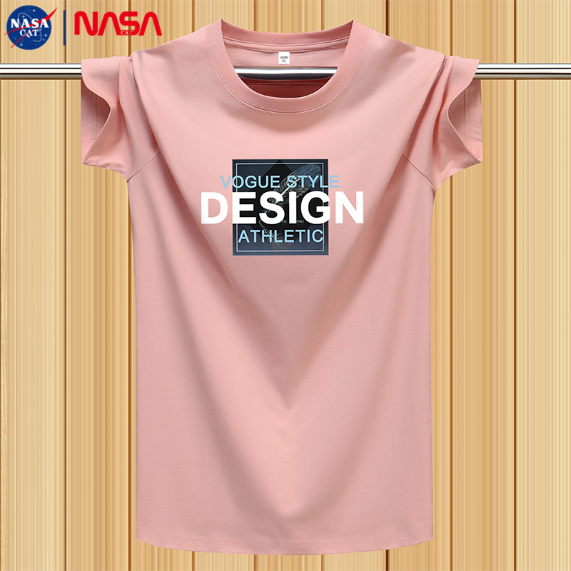 NASA品牌夏季男士短袖T恤圆领潮牌男装上衣纯棉潮流青年半袖体恤