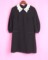R系列142170库存清仓上新春秋季女式套头圆领长袖黑色休闲连衣裙