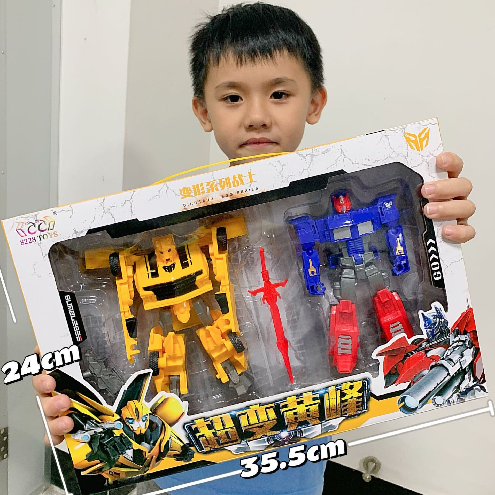 变形玩具机器人汽车金刚黄蜂擎天战士手办机器人男孩模型玩具