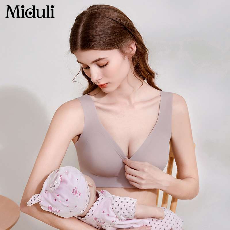 孕妇内衣怀孕期专用哺乳文胸夏季薄款喂奶胸罩聚拢防下垂大码夏装