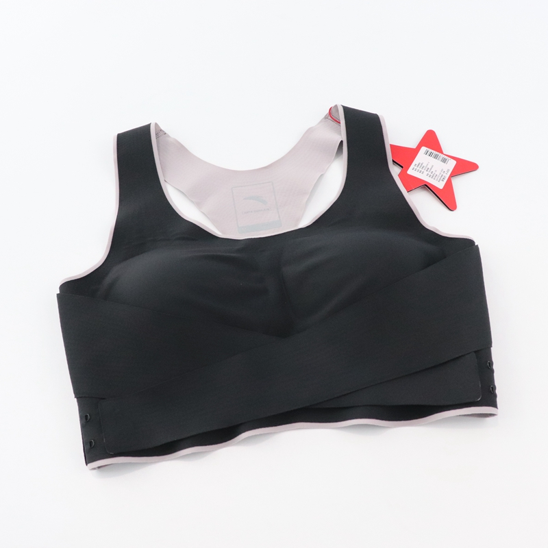 安踏女子运动文胸背心高强度防震跑步健身bra运动内衣162220141
