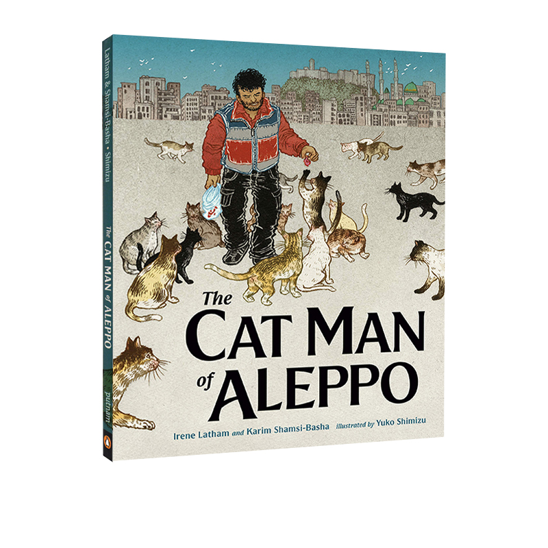 2021年凯迪克银奖 The Cat Man of Aleppo 阿勒颇猫人 精装 英文原版绘本 儿童启蒙认知图画书