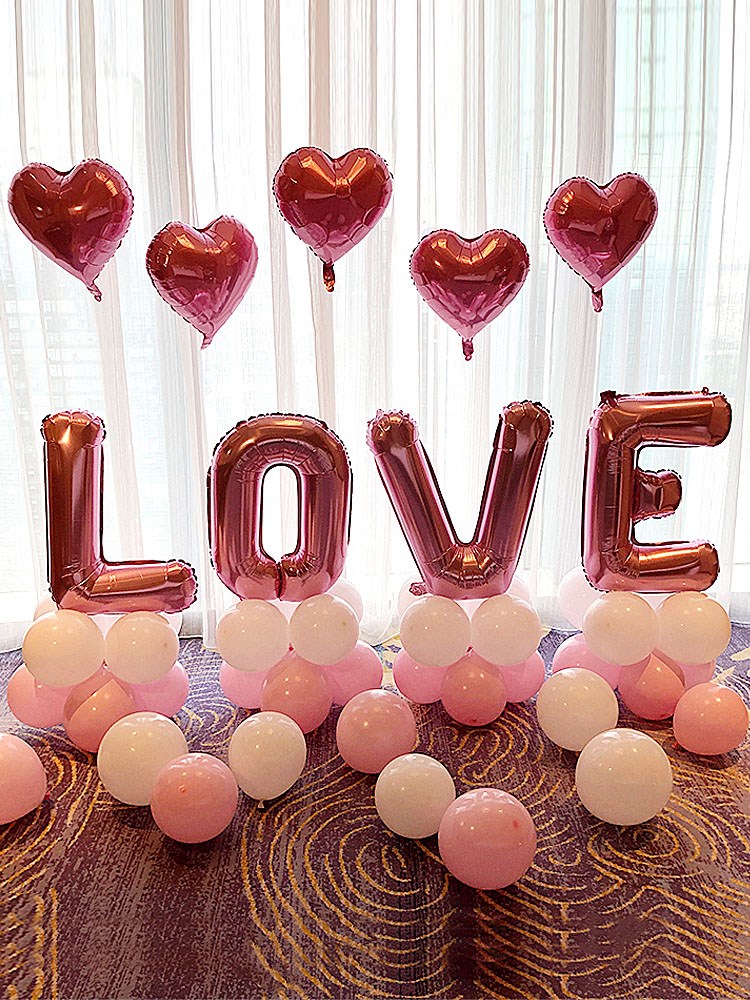 婚房布置ins风结婚用品大全新娘娘家装饰抖音同款浪漫创意气球