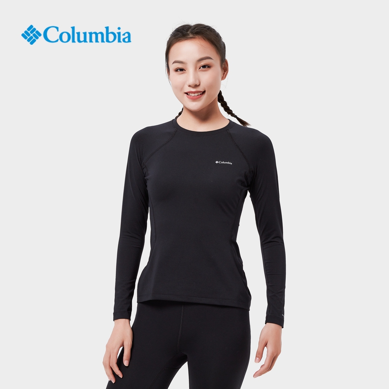 哥伦比亚户外女子秋冬吸湿热能保暖功能打底透气内衣长袖AR6763