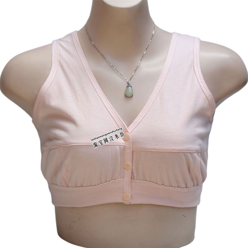 孕妇哺乳内衣背心式前扣加大码女产后喂奶专用文胸罩纯棉夏季薄款