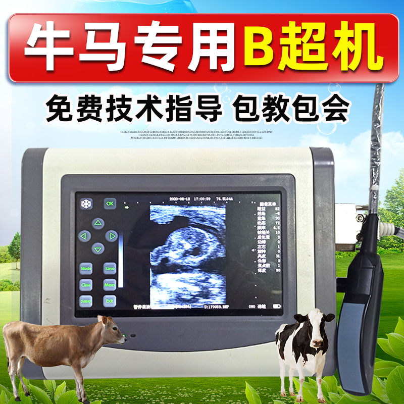 牛用b超机养殖场兽用牛马B超彩超高清测孕仪动物伪彩检孕猪羊宠物