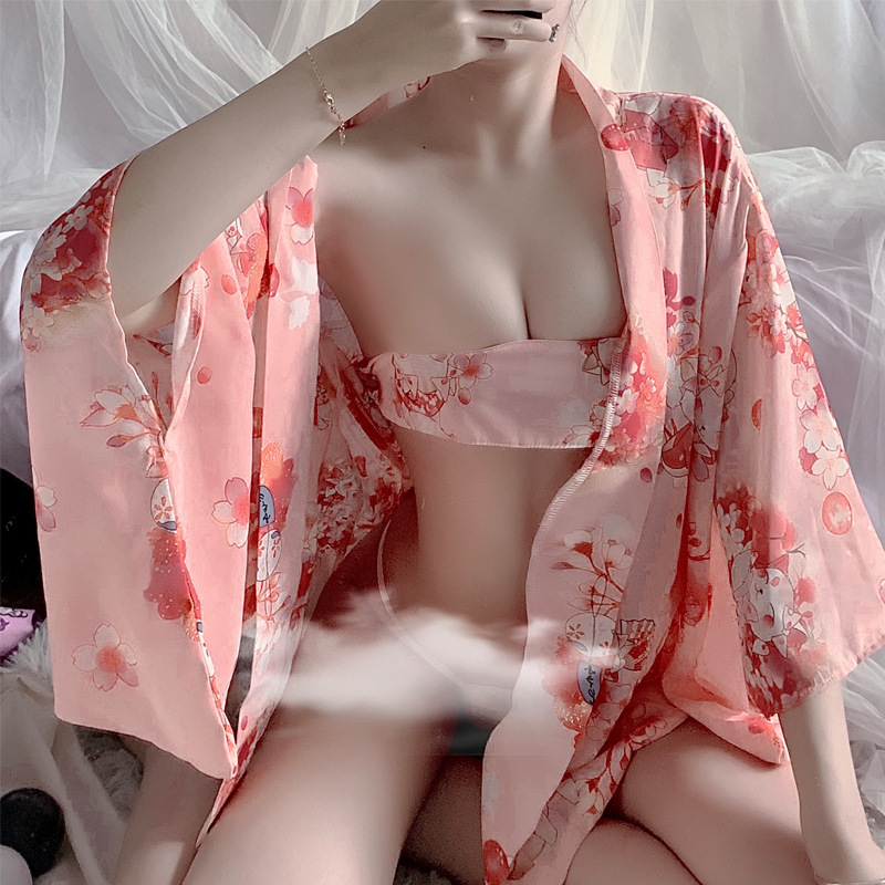 情趣内衣性感透明私房日式和服制服诱惑挑逗床上睡衣激情套装代发