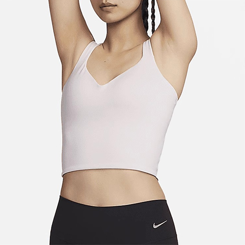 Nike耐克女子2024春季新款简约舒适运动休闲文胸内衣式背心FN0544