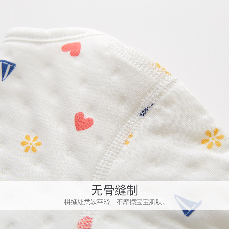速发新生婴儿衣服春秋冬季出生和尚分体初生纯棉满月宝宝保暖内衣