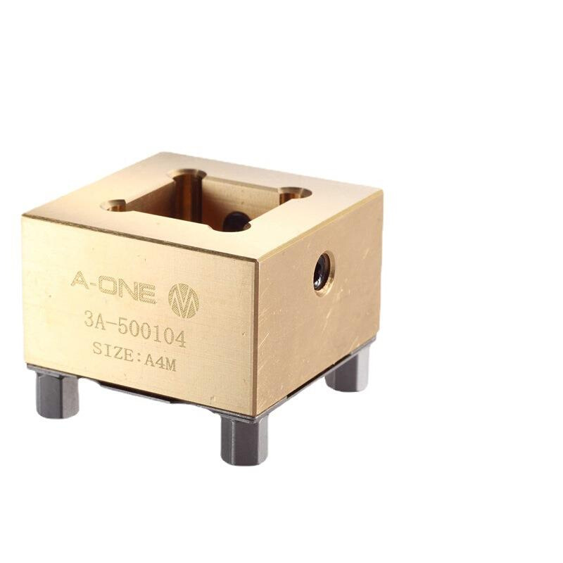 -AONE数控机床电极加工快速夹具EDM火花机方形槽铜电极夹具座厂家