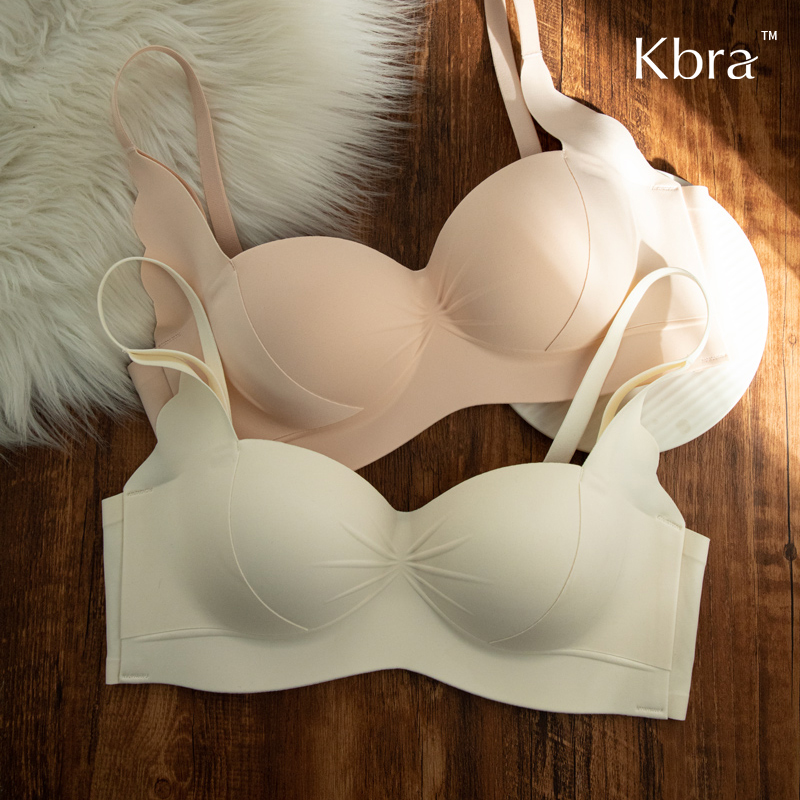Kbra无痕内衣女聚拢小胸显大提拉上托收副乳防下垂调整型文胸罩