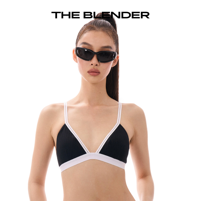 The Blender 无钢圈三角杯小胸性感文胸内衣外扩文胸显腰细