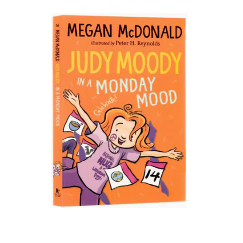 英文原版 Judy Moody: In a Monday Mood #16 稀奇古怪小朱迪 初级章节书 女孩成长桥梁书 课外阅读 朱迪之夏电影Megan McDonald