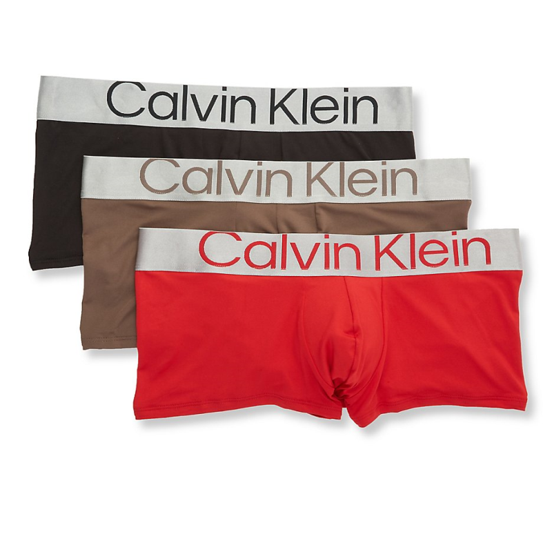 Calvin Klein/凯文克莱男平角内裤四角短裤头低腰3件正品2127487