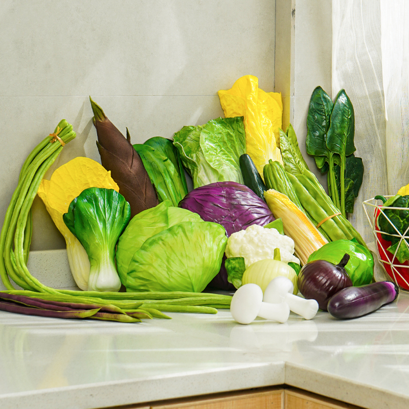 仿真果蔬蔬菜模型水果道具摆件假蔬菜摆设挂件假的玩具蔬果塑料