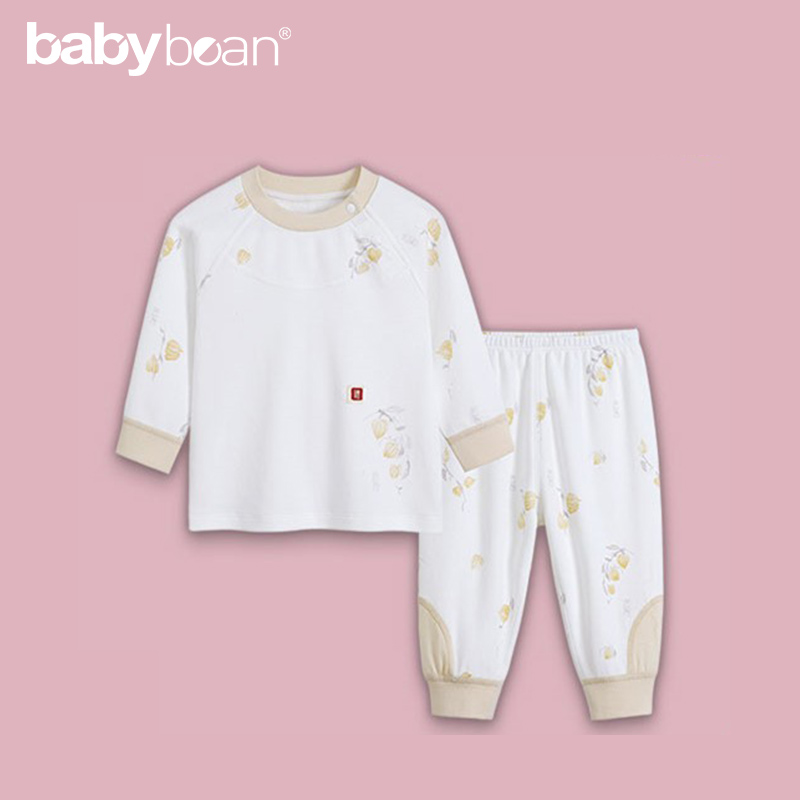 babybean亲豆婴儿衣服秋冬宝宝保暖内衣纯棉儿童加厚长袖长裤套装