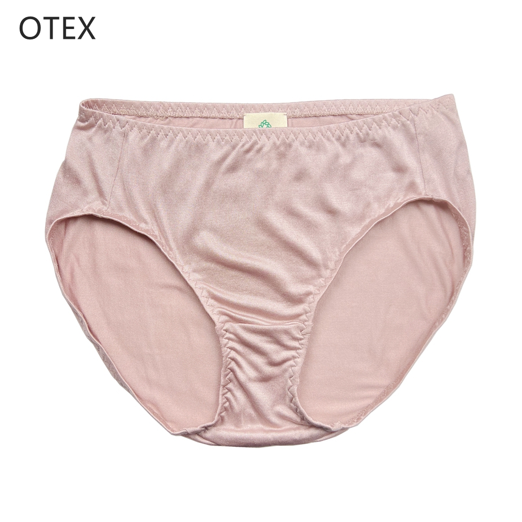 OTEX环保桑蚕丝女士中腰内裤真丝内衣弹力轻薄透气天然舒适可持续