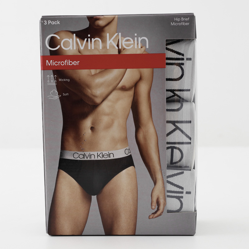 美版正品Calvin Klein 男士U凸设计性感经典舒适CK三角内裤三条装