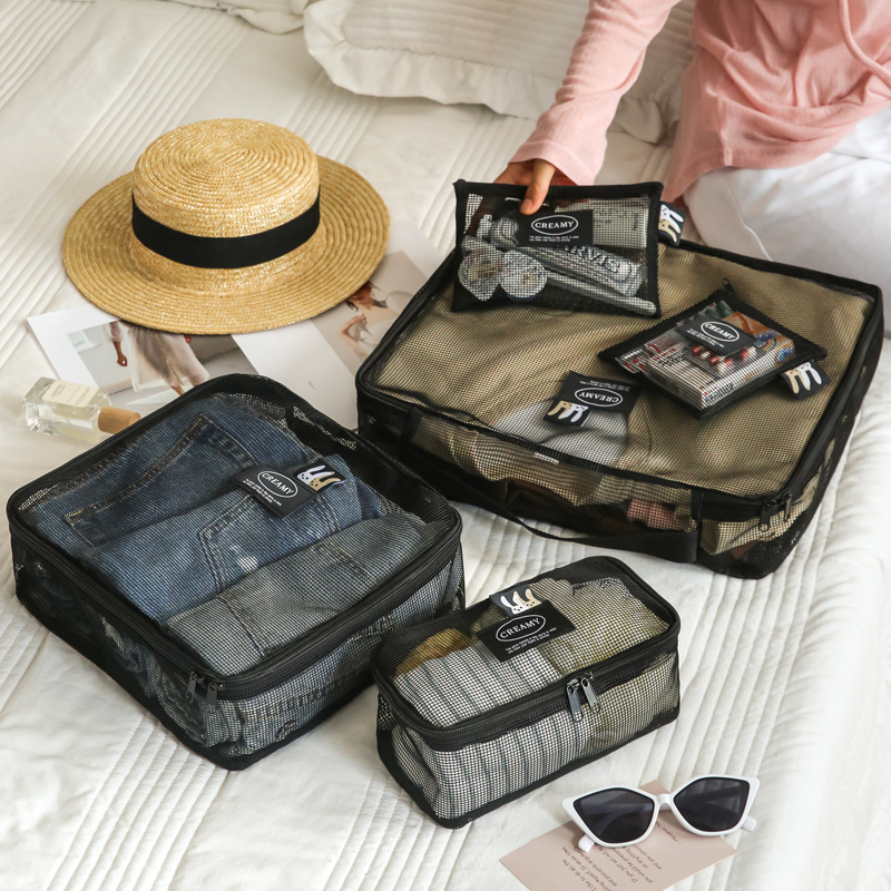 旅行收纳袋行李箱衣服分装包旅游衣物内衣袋出行化妆包洗漱药物包