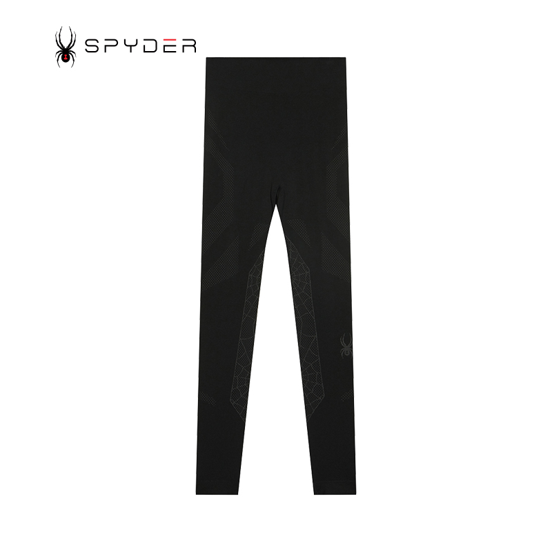 SPYDER蜘蛛滑雪保暖速干衣女透气运动功能内衣户外打底裤22CF536W