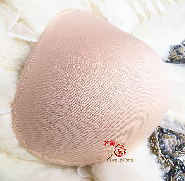 必美热销乳腺切除定型海棉垫义乳文胸专用轻质透气假乳房假体