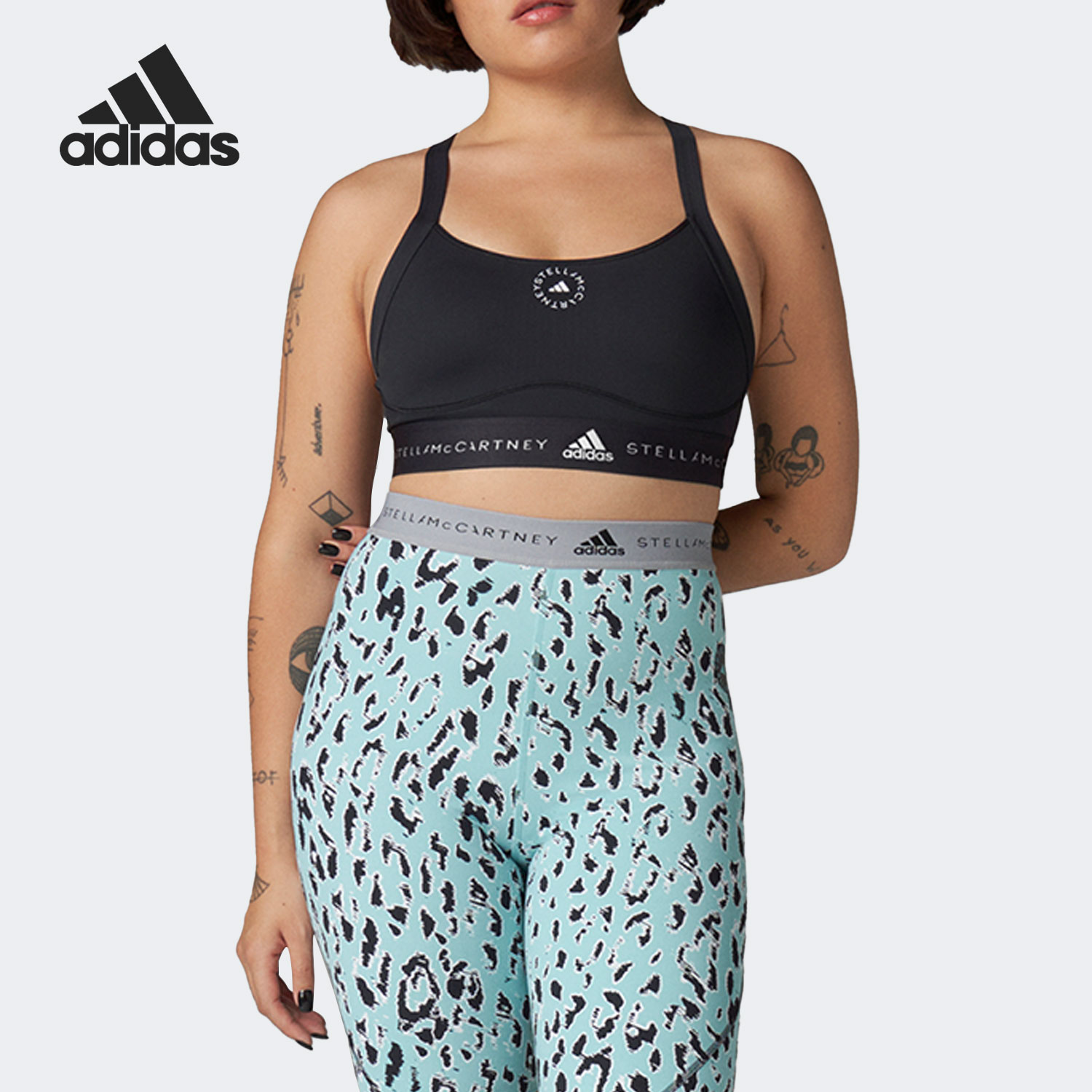 Adidas/阿迪达斯官方正品BRA中强度运动健身内衣女子健身衣HD9097