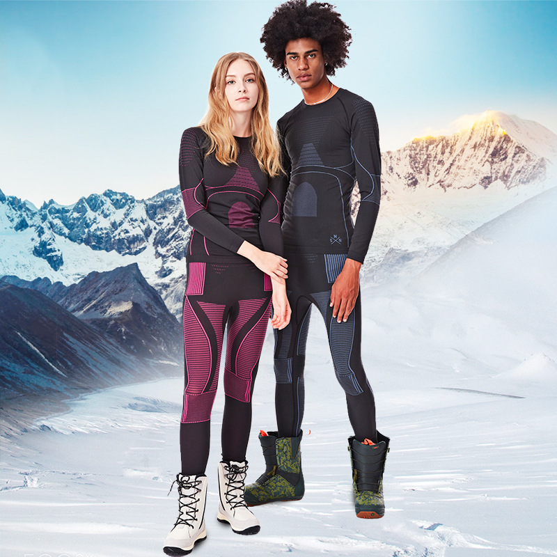漂途滑雪内衣裤套装男女款保暖透气速干排汗户外运动功能内衣套装
