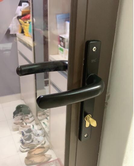 铝合金门锁55/60/70型铝平开门锁85型门锁193孔距把手门锁执手锁