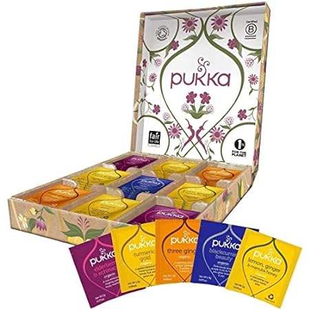 Pukka Organic Gift Set Tea Bags， Support Herbal Tea Bags