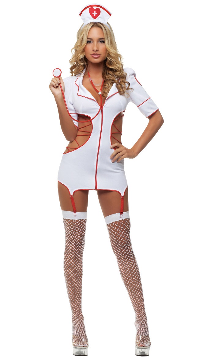 护士情趣内衣套装性感镂空护士制服万圣节护士医生cos角色扮演新