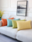纯色亚麻抱枕靠垫客厅简约家用长方形抱枕套现代沙发大靠垫套定制