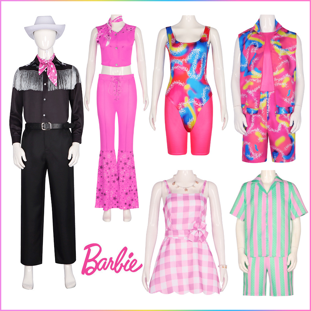巴比cos服真人电影Barbie肯尼Ken连衣裙紧身裤cosplay万圣节服装