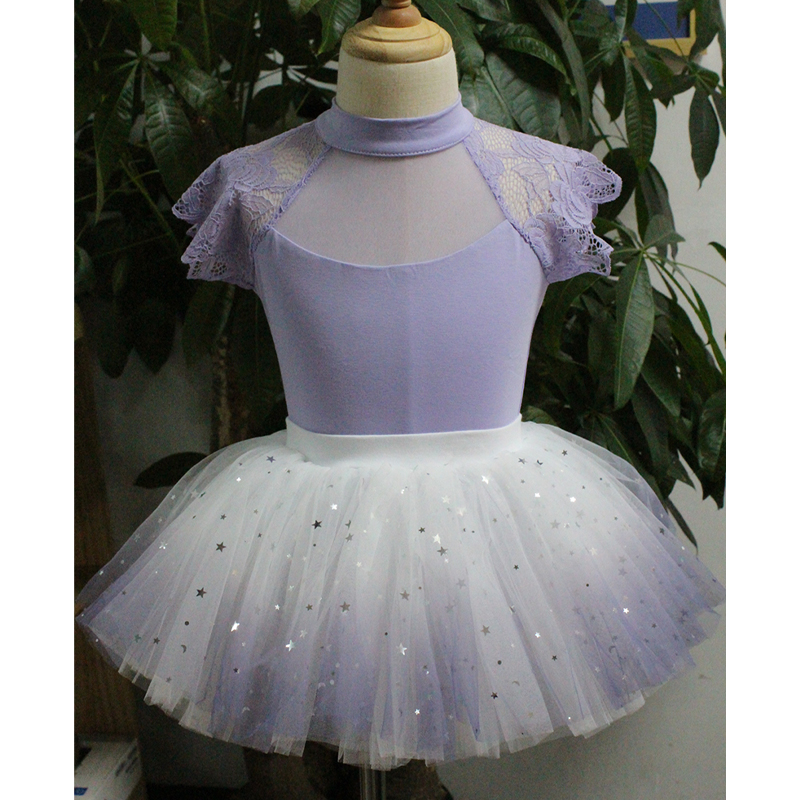 儿童女童时尚中国舞练功服公主风民族芭蕾舞表演跳舞裙舞蹈服套装