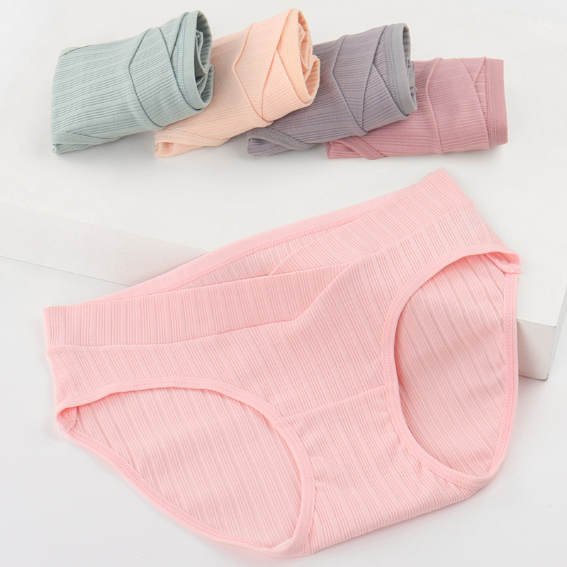孕妇内裤低腰孕晚期女士专用纯棉透气大码三角裤头