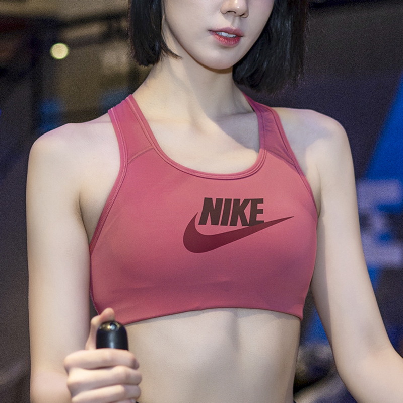 耐克官方紧身胸衣bra2024新款女子运动内衣背心式健身文胸DM0580