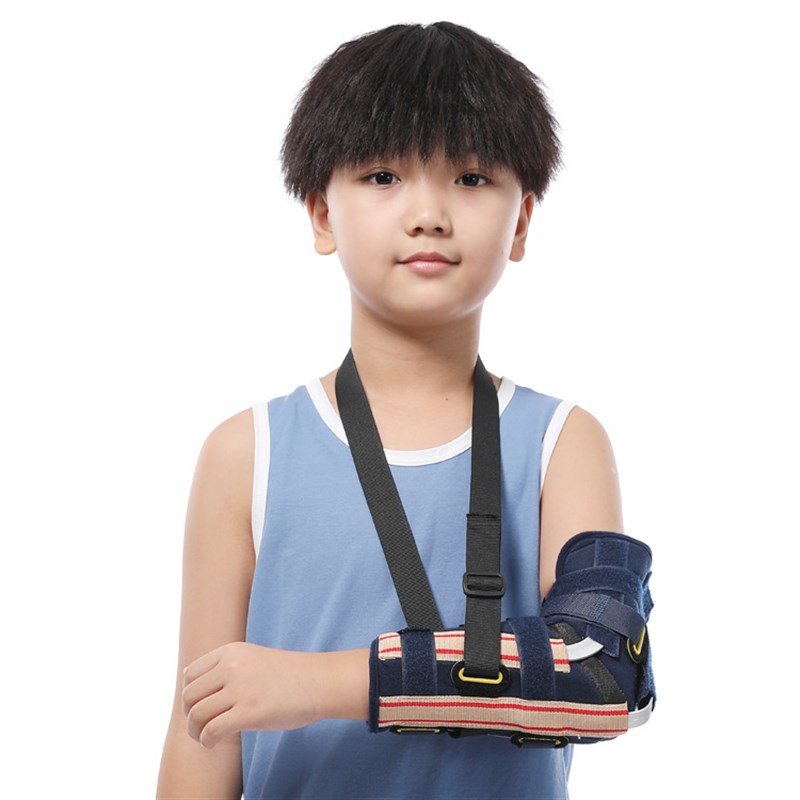 儿童肘关节c固定支具胳膊肘手臂骨折扭伤脱臼康复吊带石膏夹板绑