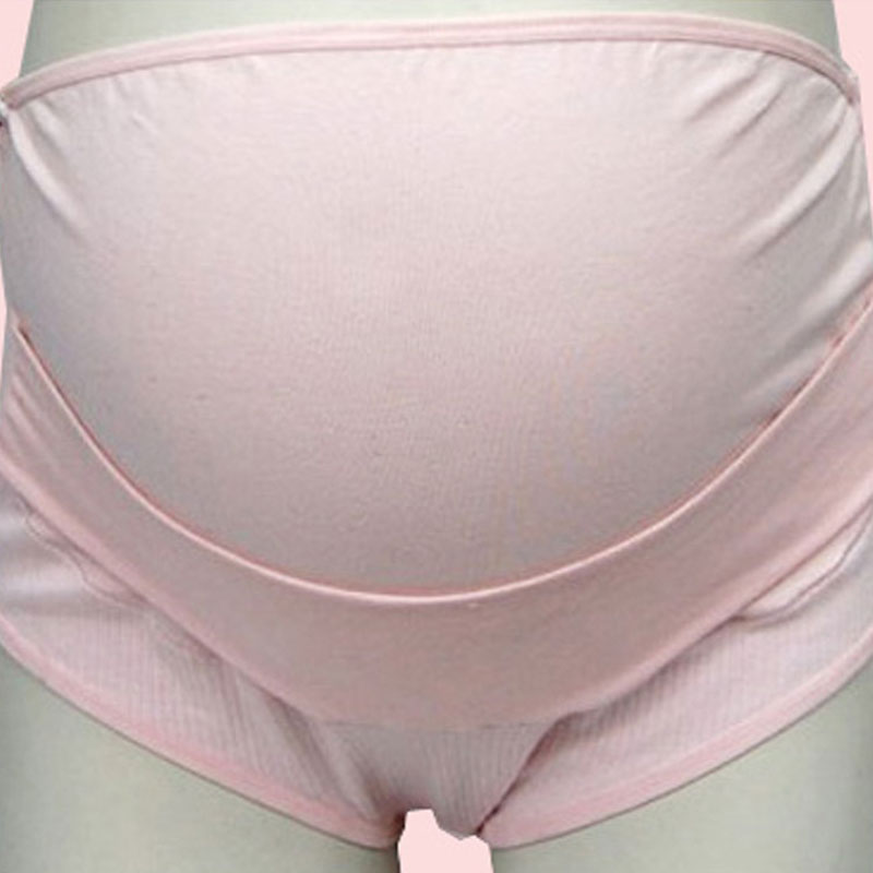 宝路易孕妇内裤100%纯棉高腰孕早中晚期托腹女孕期透气抗菌三角裤