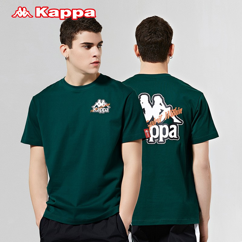 店铺推荐Kappa卡帕男款运动短袖T恤印花半袖春夏新款K0A12TD31D