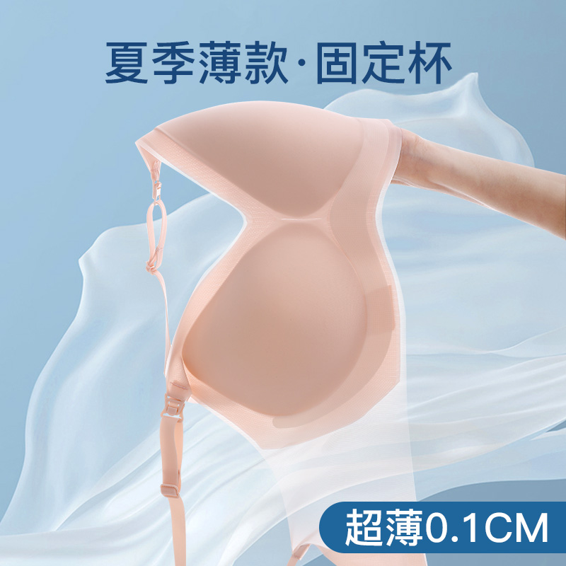 哺乳内衣夏季薄款冰丝无痕防下垂聚拢产后喂奶怀孕孕期专用文胸罩