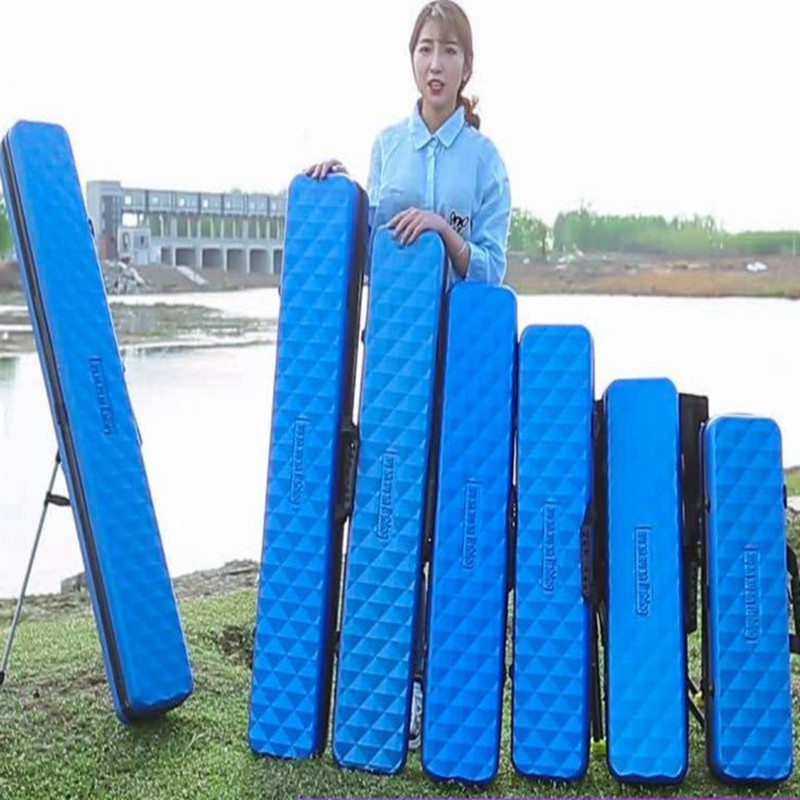 新款90公c分1.2米1.35米硬壳鱼竿包杆包ABS钓鱼包渔具包防水海竿