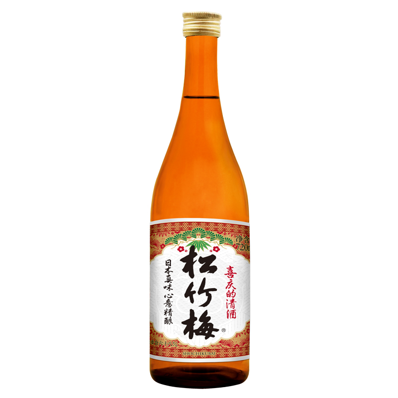 临期 保质期到24年8月15日 日本品牌 松竹梅清酒720ml 精米68%