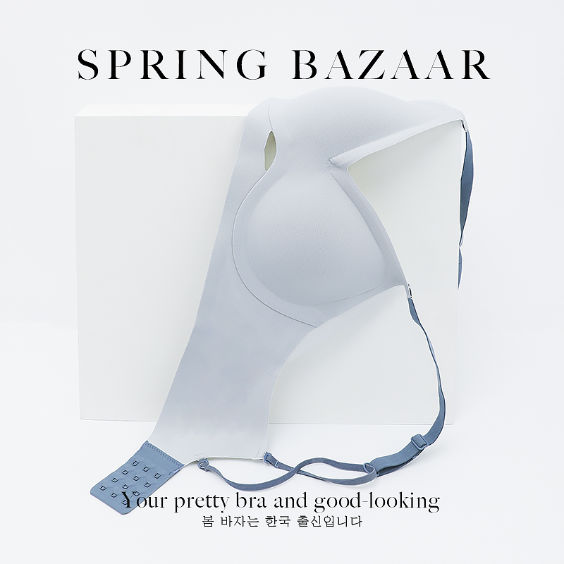@Spring Bazaar~韩国原创内衣品牌~无痕小胸聚拢舒适薄款文胸女夏