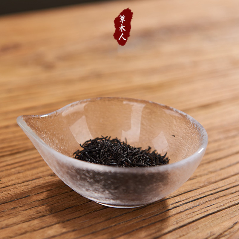 日式玻璃茶荷茶则磨砂玻璃茶则茶铲赏茶茶勺功夫茶具茶道配件特价
